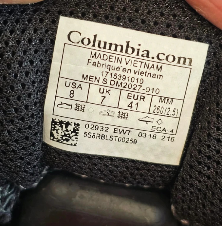 کتونی نیم بوت کلمبیا تک لایت مسترکوالیتی سایز 40 الی 45 Columbia TechLite