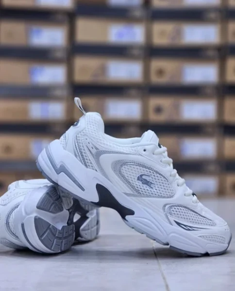 کتونی رانینگ اسپرت لاگوست استورم 96 سفید سایز 40 تا 45 LACOSTE Storm 96