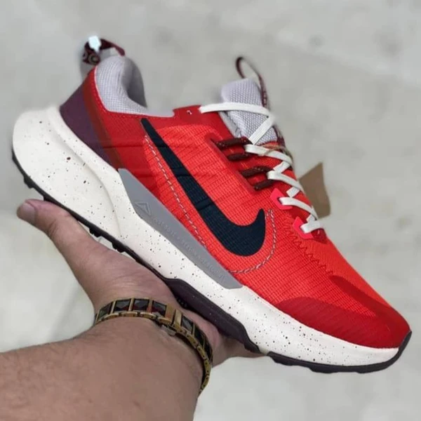 کتونی رانینگ اسپرت نایک جونیپر تریل 2 قرمز مشکی سفید سایز 39 الی 45 Nike Juniper Trail 2