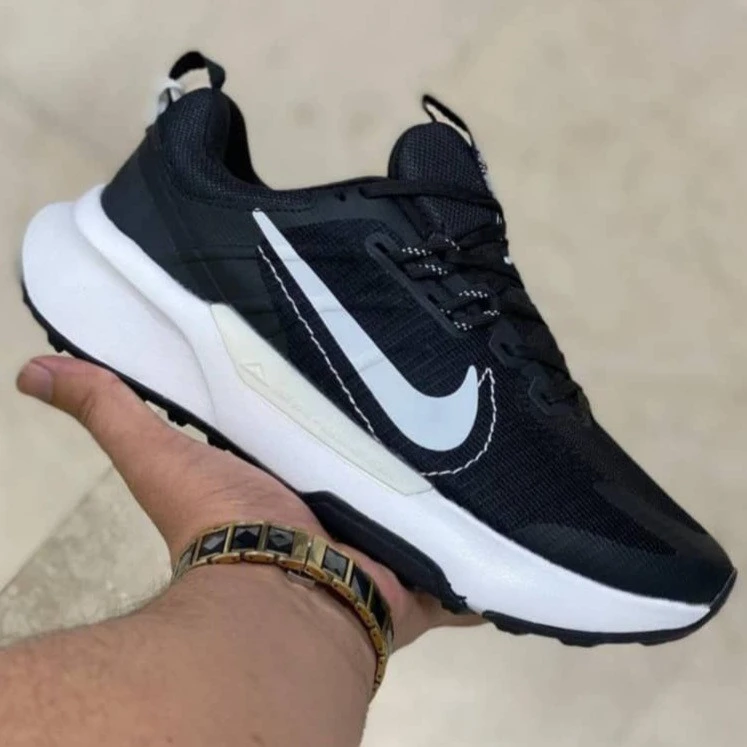 کتونی رانینگ اسپرت نایک جونیپر تریل 2 مشکی سفید سایز 39 الی 45 Nike Juniper Trail 2