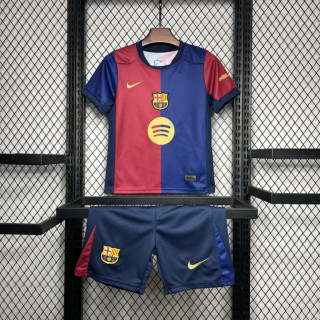 تیشرت کیت اول بارسلونا بچه گانه اسپاتیفای نایک 2024/25 سایز 20 تا 30 BARCELONA NIKE 2024/25
