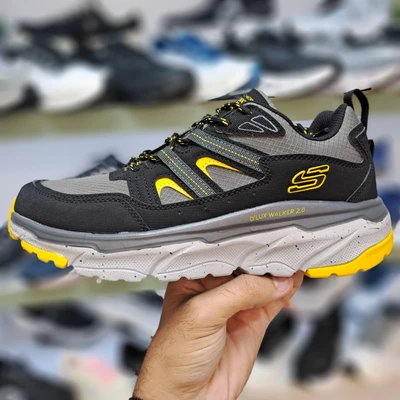 کتونی اسکیچرز مشکی زرد سایز 41 تا 45 SKECHERS