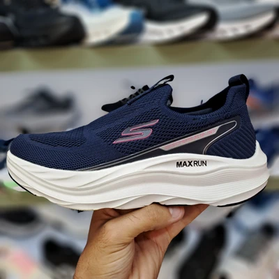 کتونی اسکیچرز سرمه ای سرخابی  سایز 37 تا 40 SKECHERS