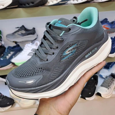 کتونی اسکیچرز طوسی بند دار  سایز 37 تا 40 SKECHERS