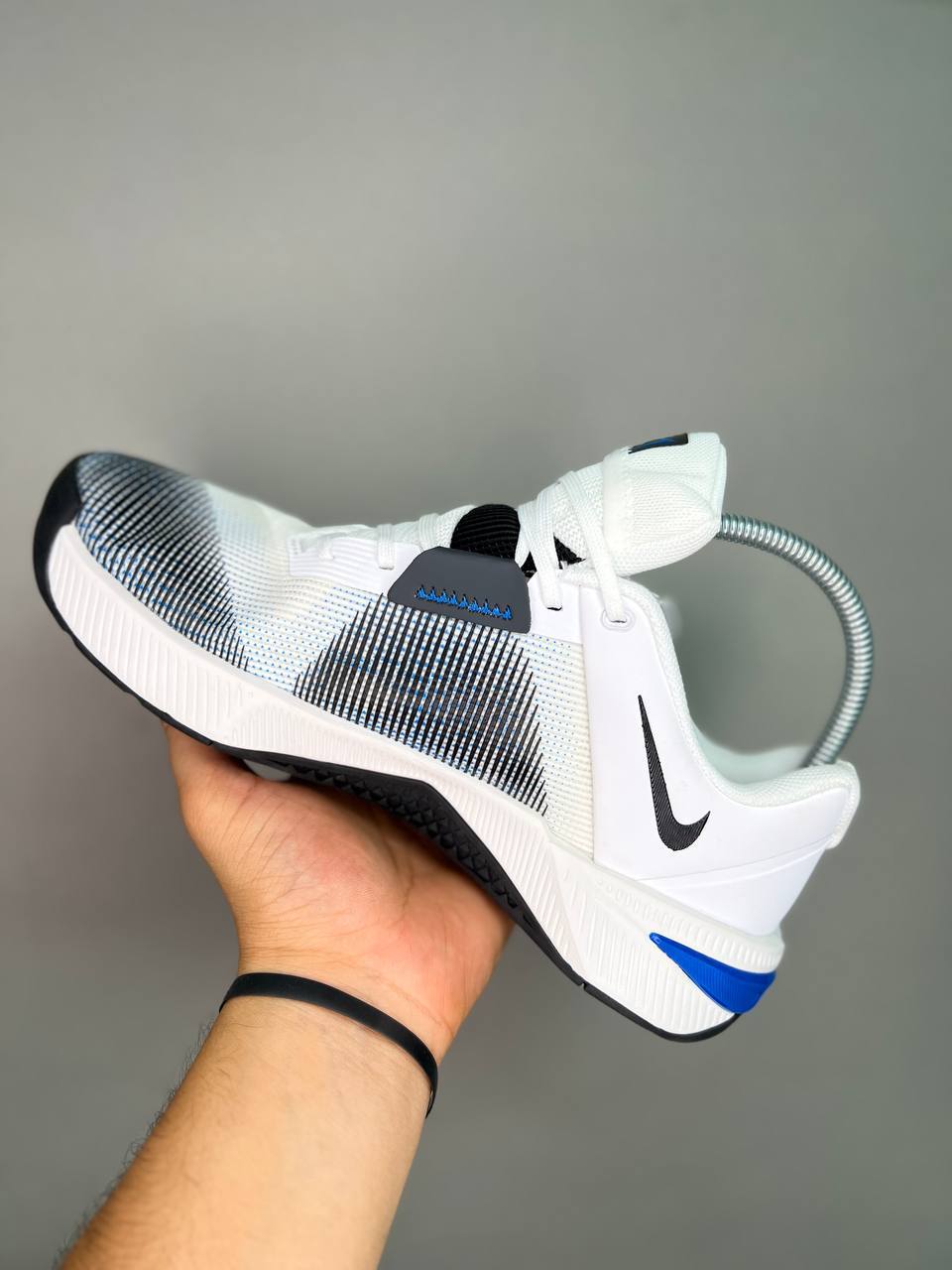 کتونی کراسفیت نایک متکان ۱۰ سایز 41 تا 45 سفید مشکی آبی Nike Metcon 10